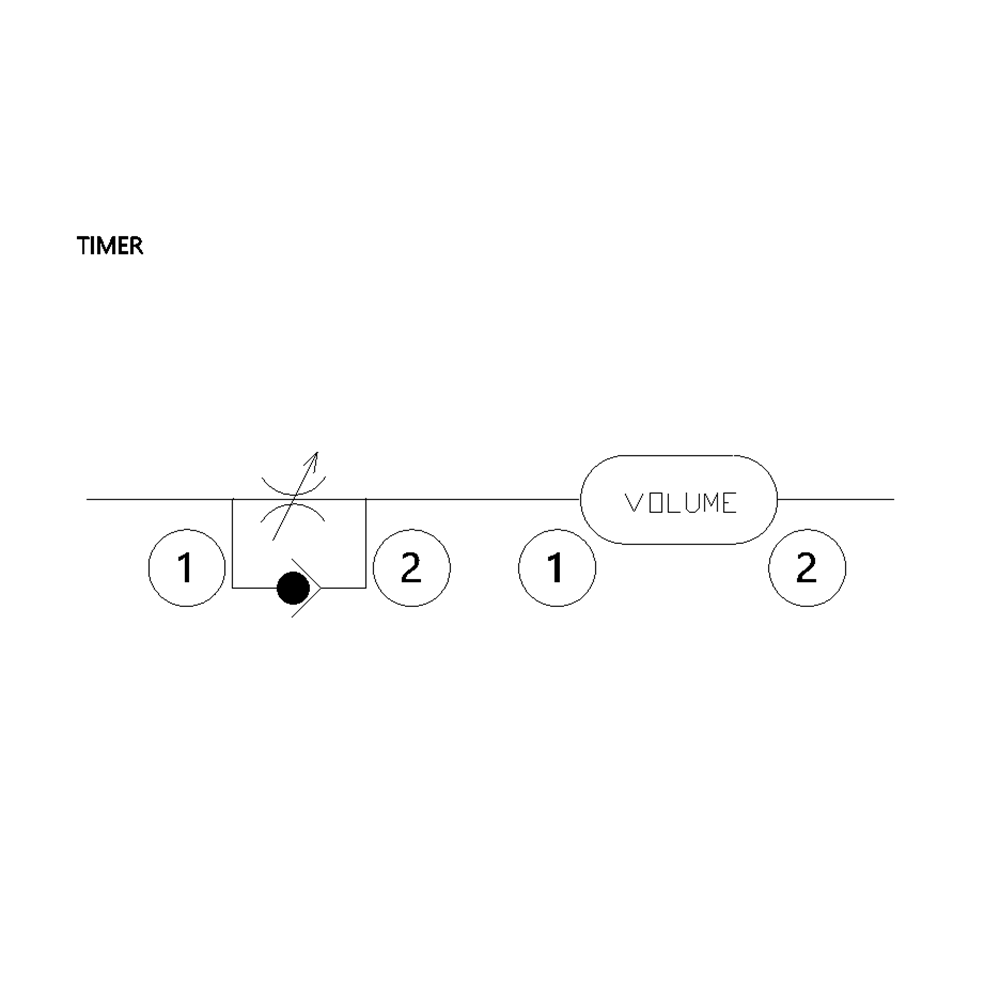 TM0-2001 NUMATROL TIMER<BR>TM SERIES ONE TIMER W/OUT BASE